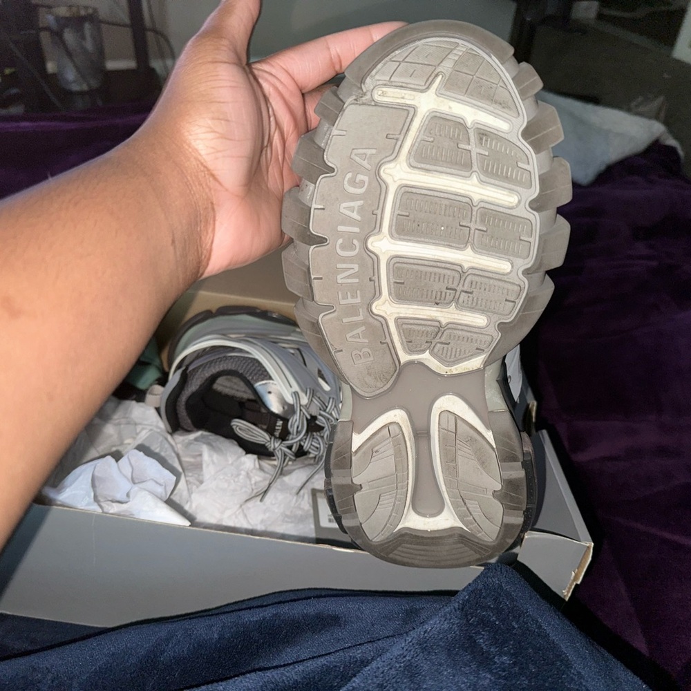 Balenciaga Track Sneaker ‘Grey White’ Size 43 EU Men’s - Picture 3 of 7